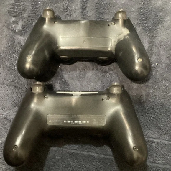 Preowned Not Tested Sony Original DualShock 4 Controllers - Black Pair - Picture 2 of 13